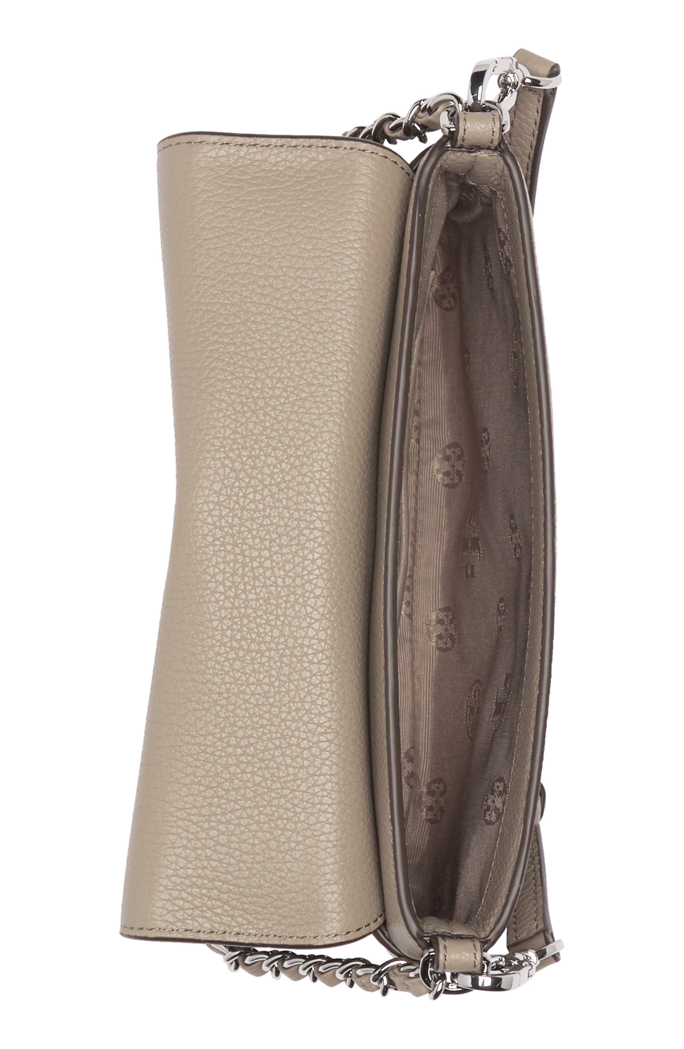 Thea Chain Strap Clutch, Alternate, color, FRENCH GRAY