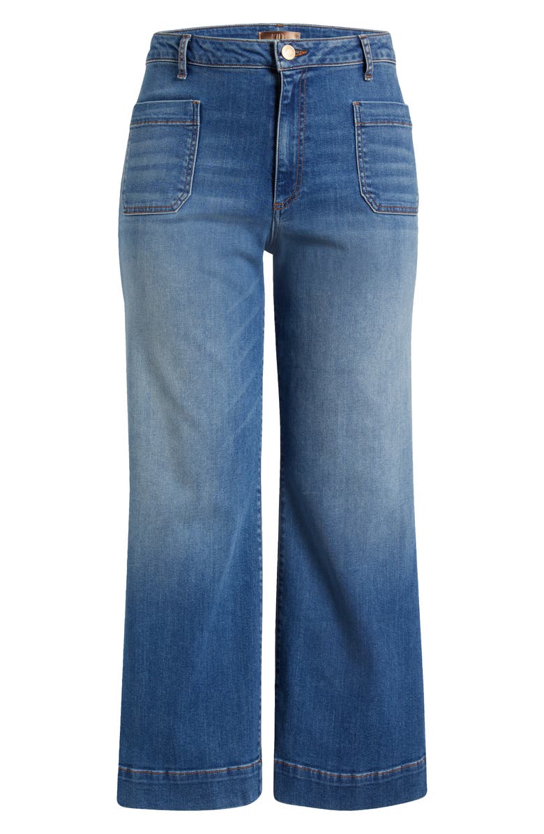 KUT from the Kloth Meg Patch Pocket High Waist Wide Leg Jeans, Alternate, color, Restraint