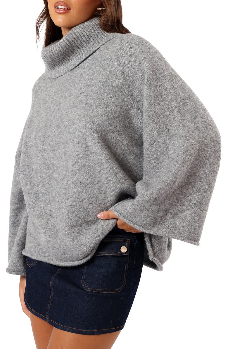 Petal & Pup Bindy Oversize Turtleneck Sweater, Alternate, color,