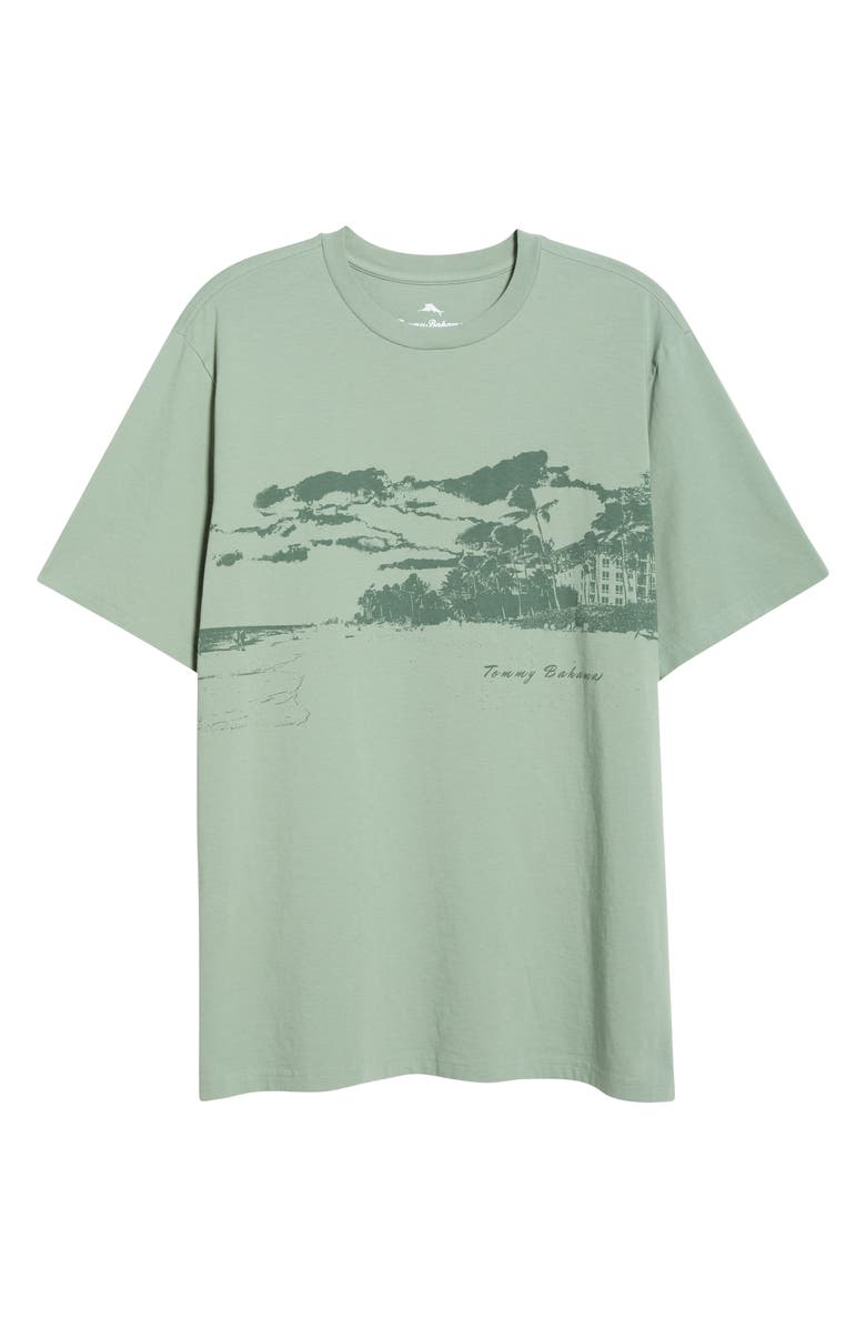 Tommy Bahama Vacation Visions Cotton Graphic T-Shirt, Alternate, color, Oxidize Metal