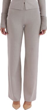 HOUSE OF CB Hunter Cotton & Cashmere Blend Pants