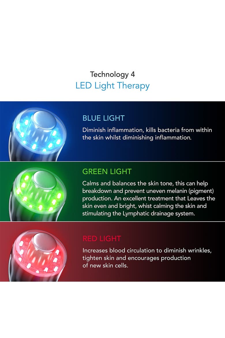 Luma 4-in-1 Skin Therapy Wand - Ion Therapy LED Light Machine, Alternate, color, NO COLOR