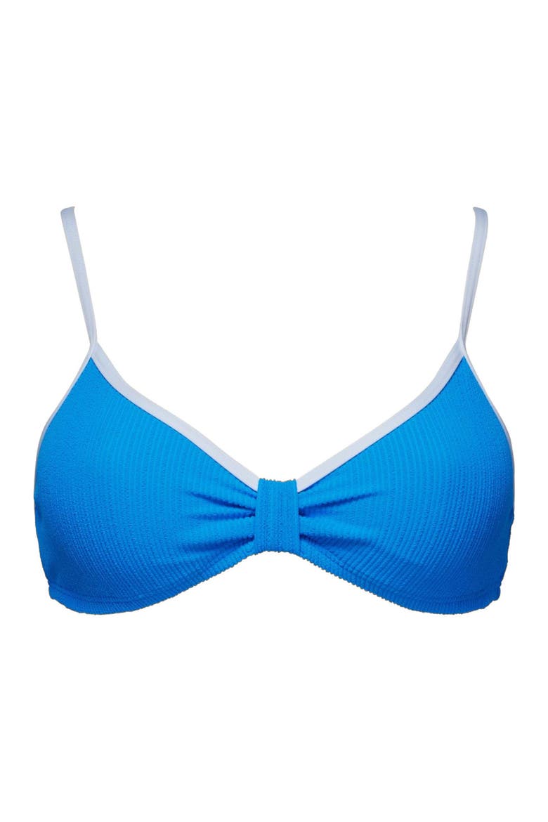 Indie Bralette Bikini Swimsuit Top, Alternate, color, Blueberry