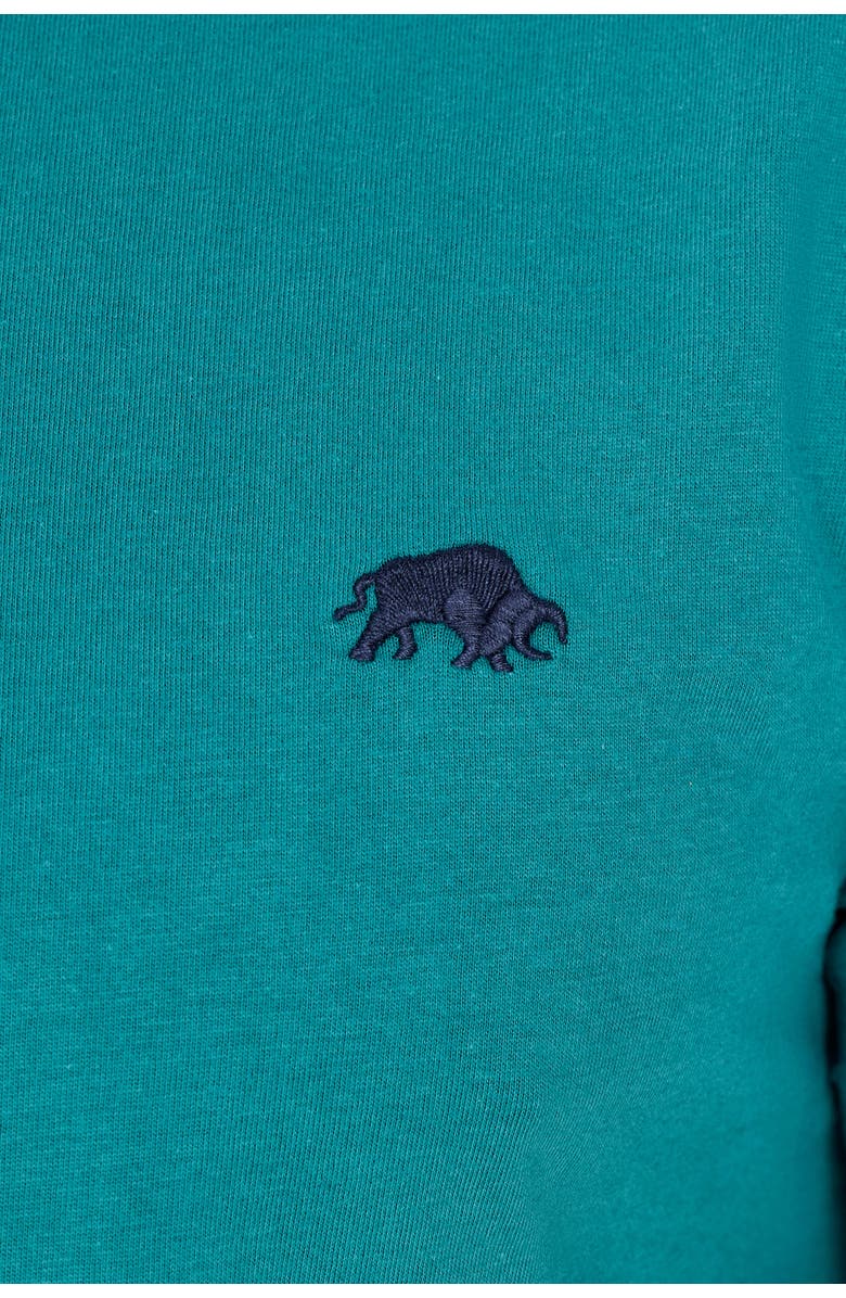 Raging Bull YFC Bull Horns Back Print T-Shirt, Alternate, color, Teal