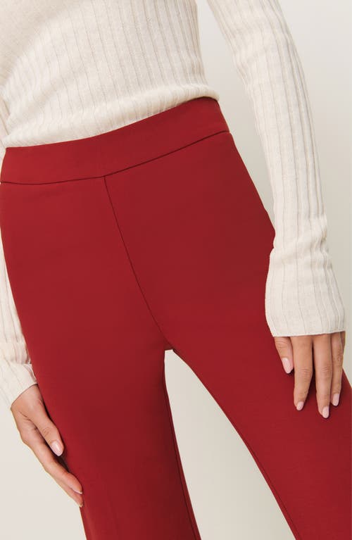 Reformation Tanya Knit Pant In Sangre