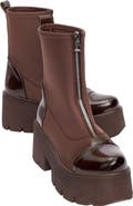 Prologue Shoes Bray Patent Chunky Boot