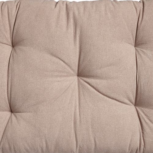 Tag Beige Cotton Yarn Dyed Stone Wash Decorative Throw Pillow In Brown