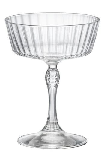 Luigi Bormioli America Fizz Set Of 4 Cocktail Glasses In Transparent