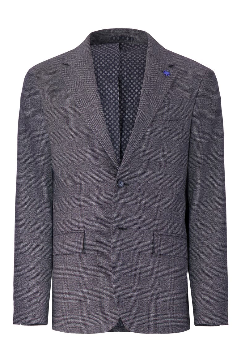 Glen Plaid Sport Coat, Alternate, color, DARK BLUE