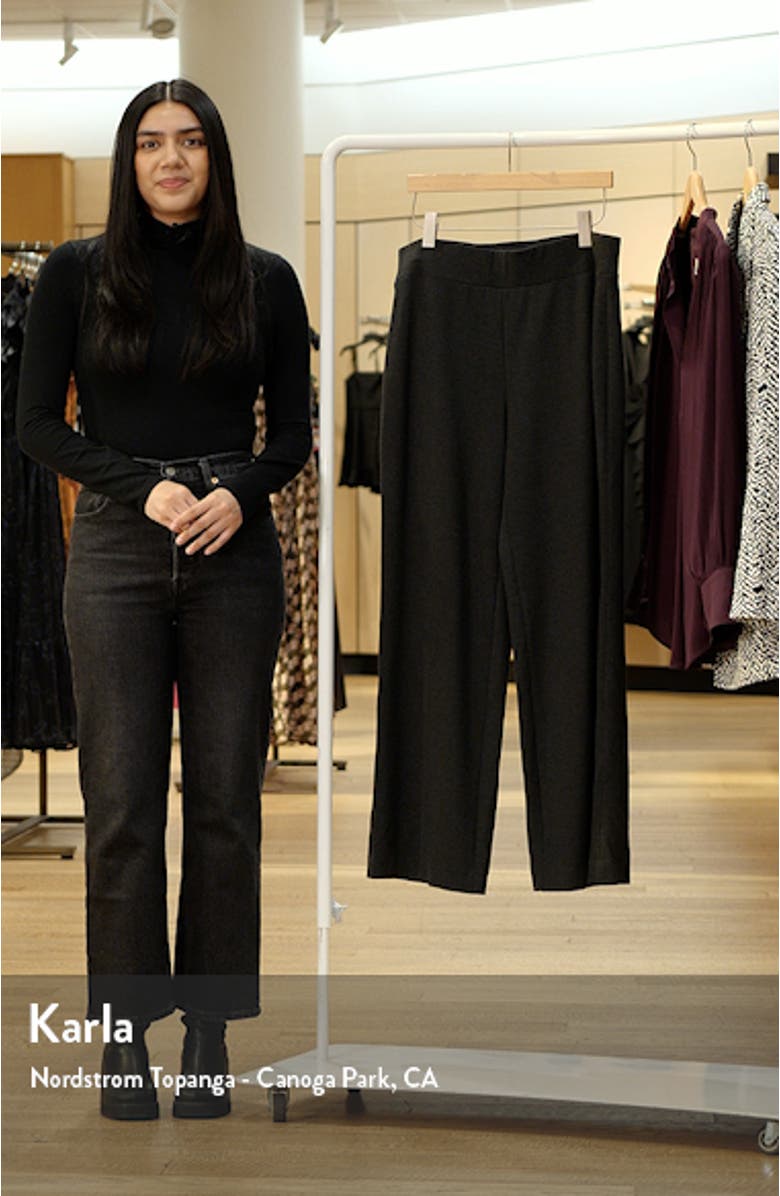 Pull-On Wide Leg Pants, sales video thumbnail