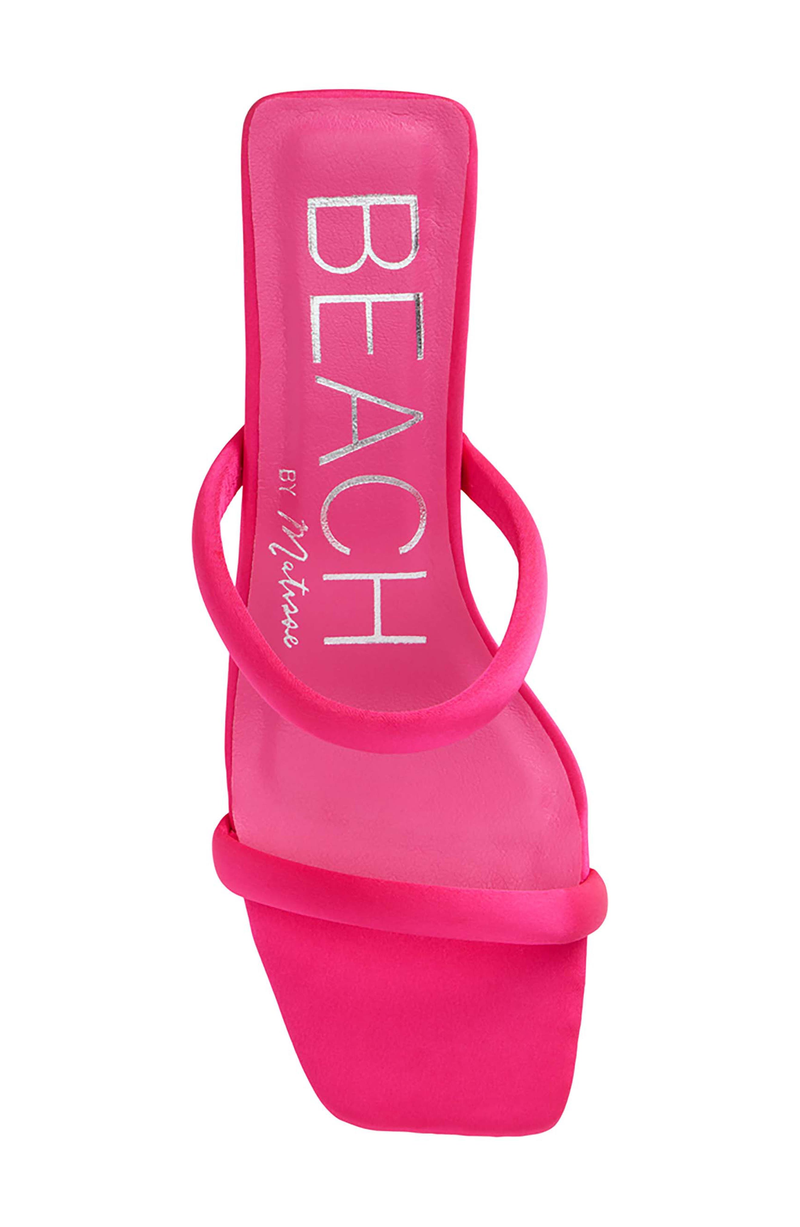 Jerry Strappy Slide Sandal, Alternate, color, HOT PINK