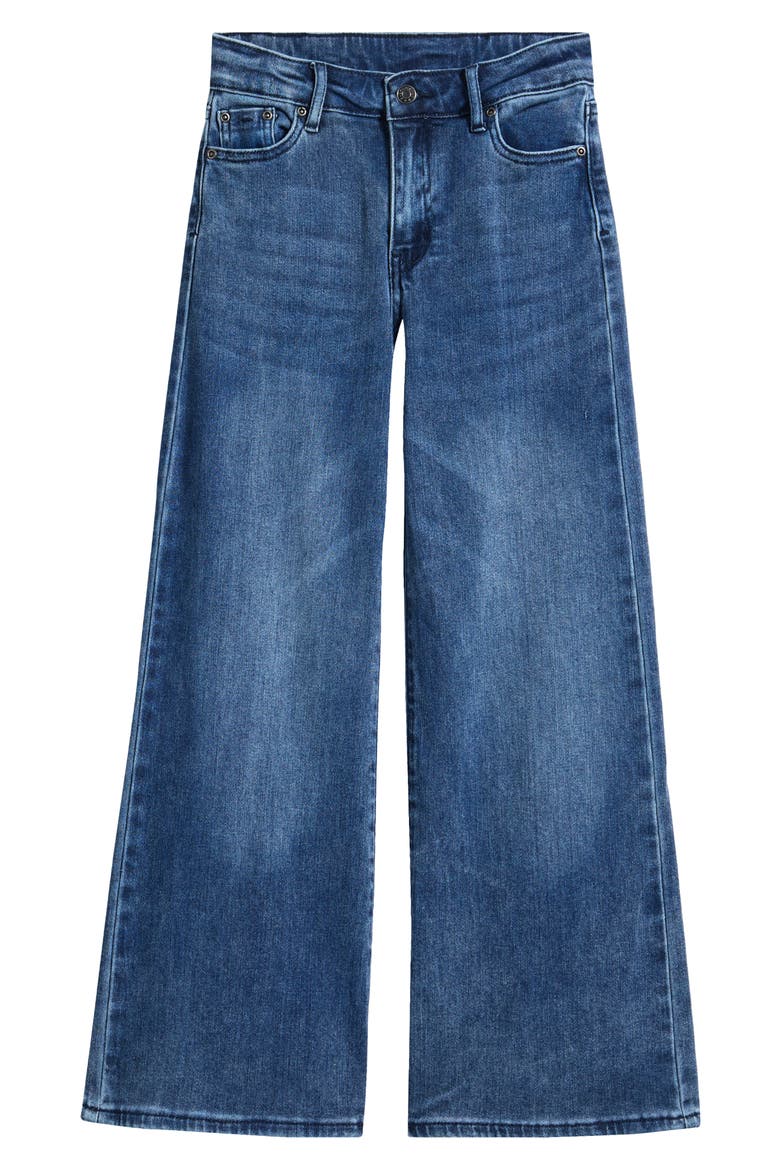Kids' Wide Leg Jeans, Main, color, INDIGO