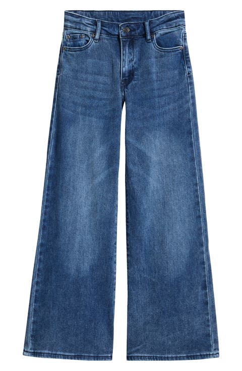 Kids' Wide Leg Jeans (Big Kid)