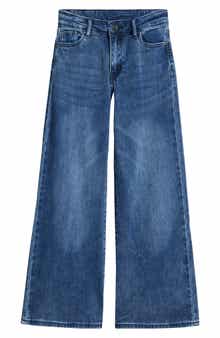 Tractr Kids' Wide Leg Jeans