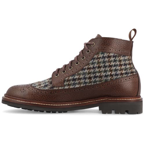 Taft The Boston Longwing Boot In Chocolate
