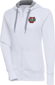 ANTIGUA Women's Antigua White Washington-St. Louis Victory Full-Zip Hoodie