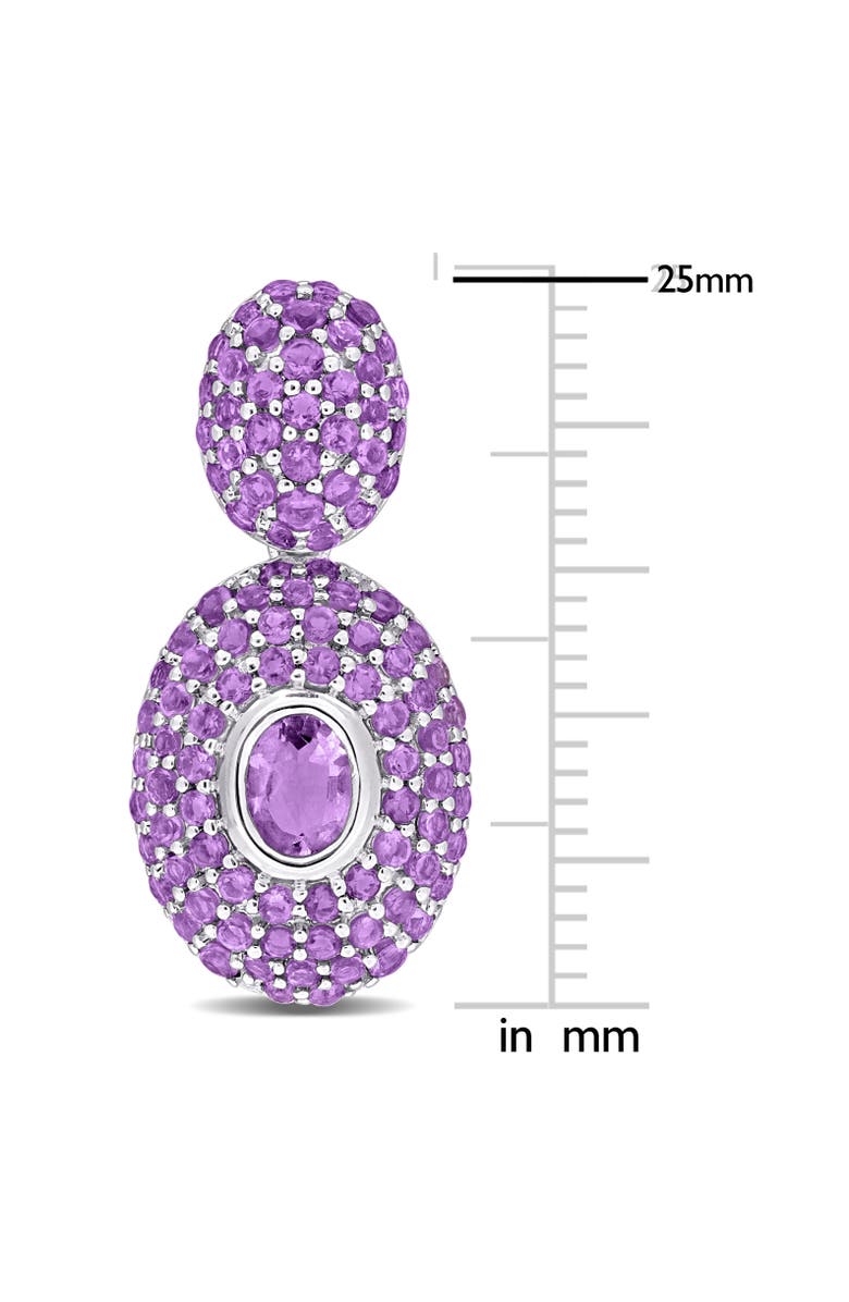 Julianna B. Gemstone Cluster Dangle Earrings 14K, Alternate, color,