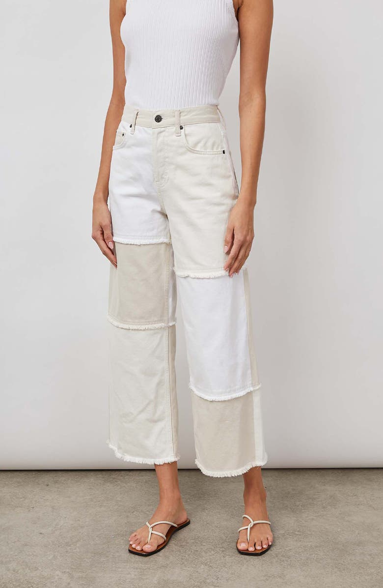 Rails The Getty High Waist Wide Leg Crop Jeans, Alternate, color, 