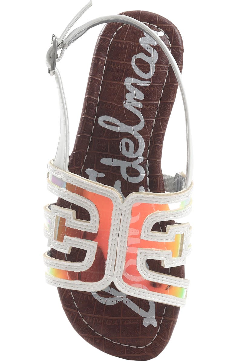 Sam Edelman Kids' Bella Slingy Sandal, Alternate, color, White