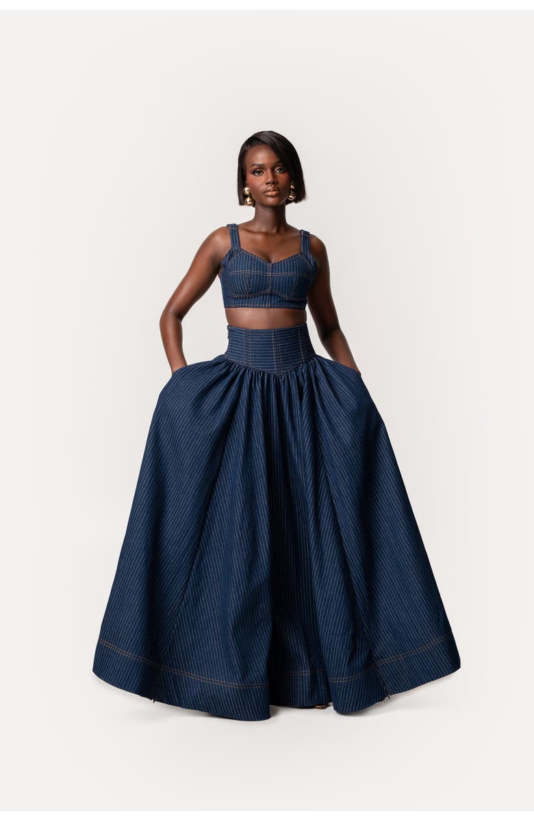 OFUURE Dani Maxi Skirt, Main, color, Denim