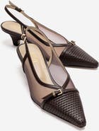 Prologue Shoes Laviera Mesh Slingback Pump