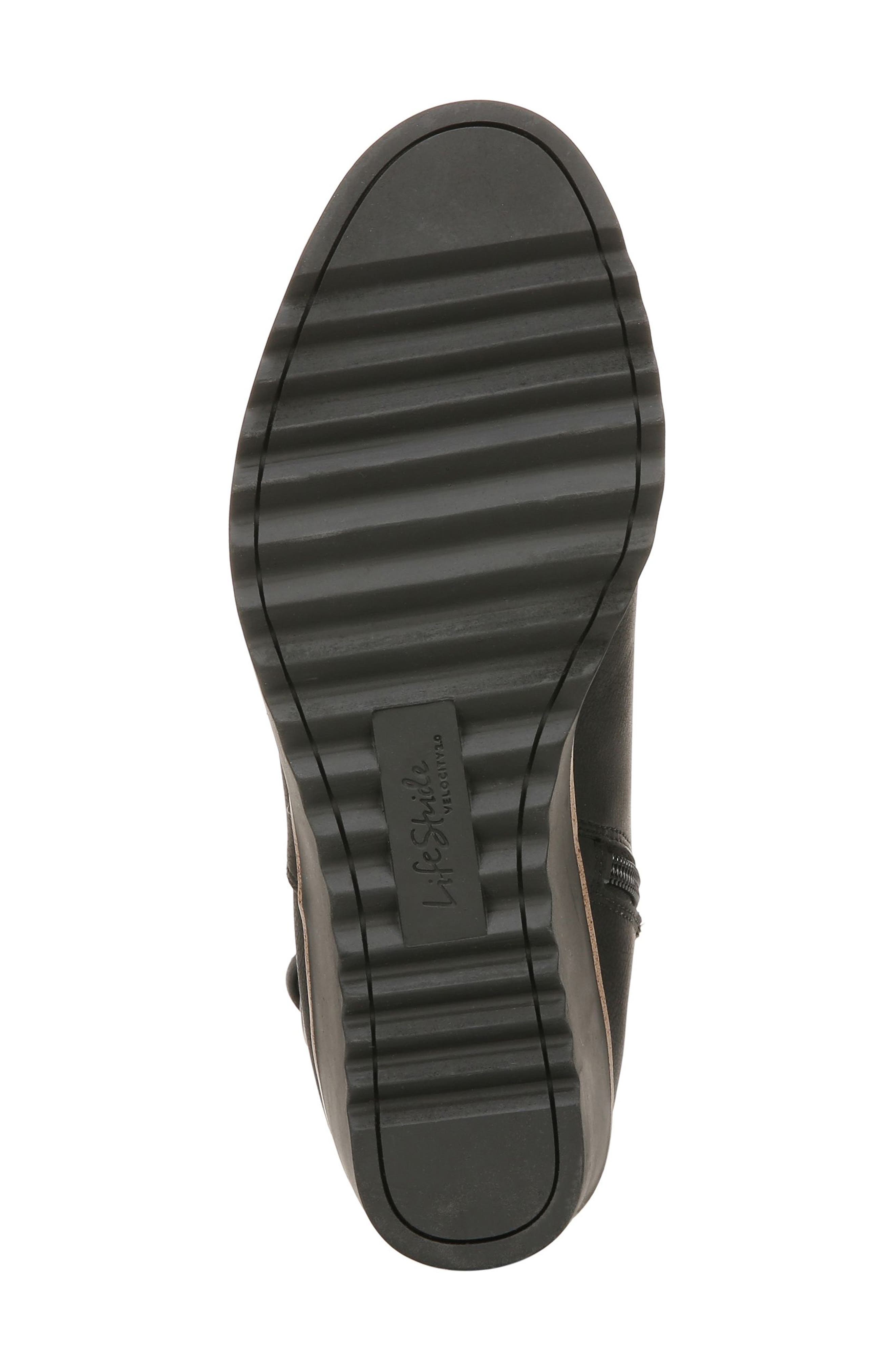 LifeStride Zayne Wedge Bootie, Alternate, color, Black