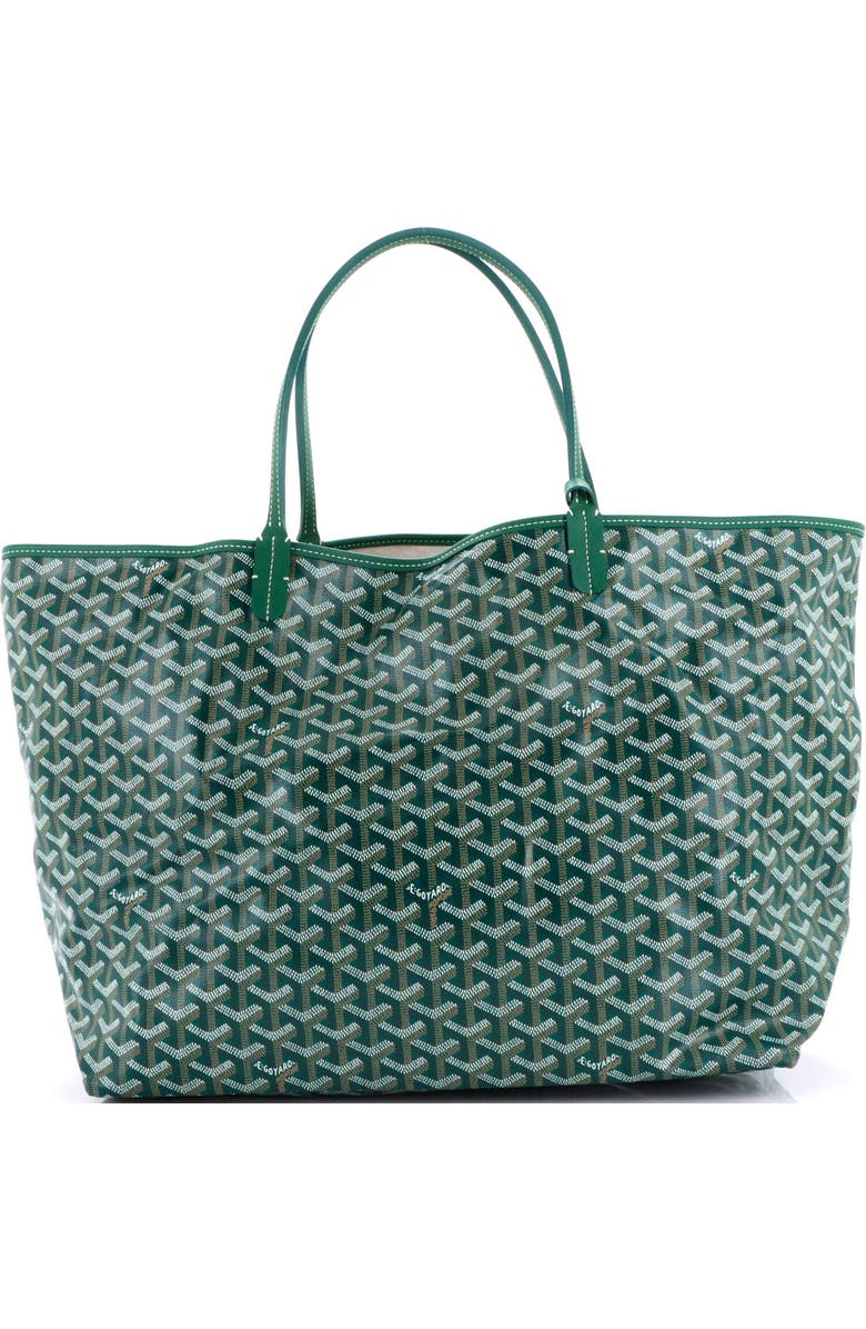 Pre-Owned Goyard Saint Louis Tote Coated Canvas GM, Alternate, color, Green