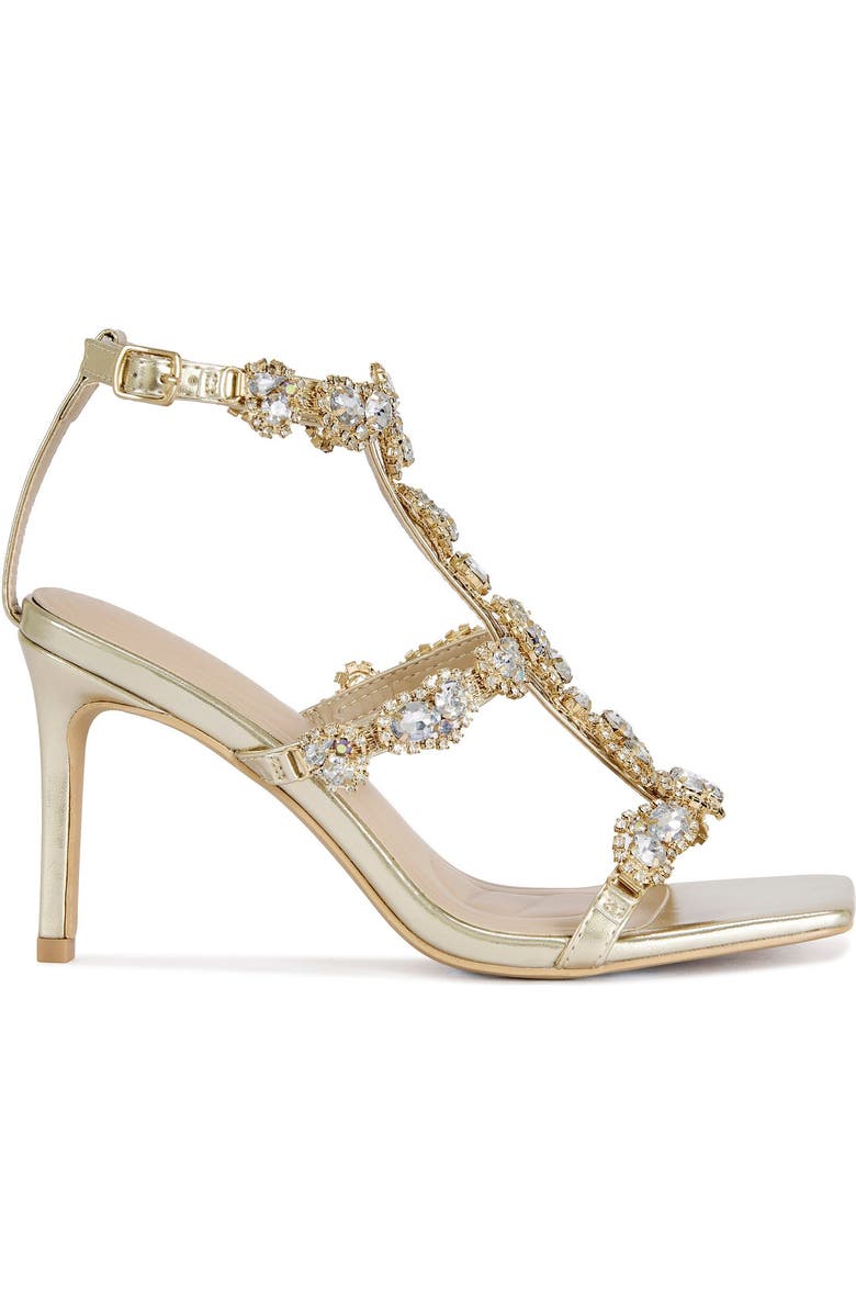 AZALEA WANG Zeta Stiletto Sandal, Main, color, Gold