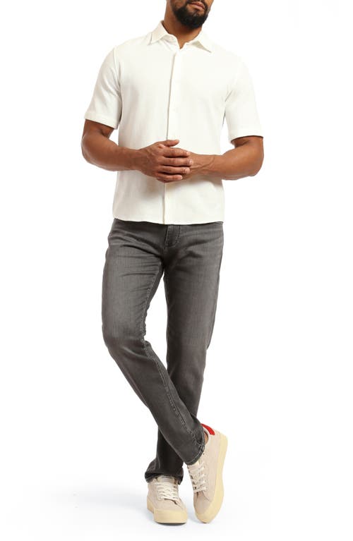 Mavi Jeans Marcus Athletic Slim Straight Leg Jeans In Smoke Brushed