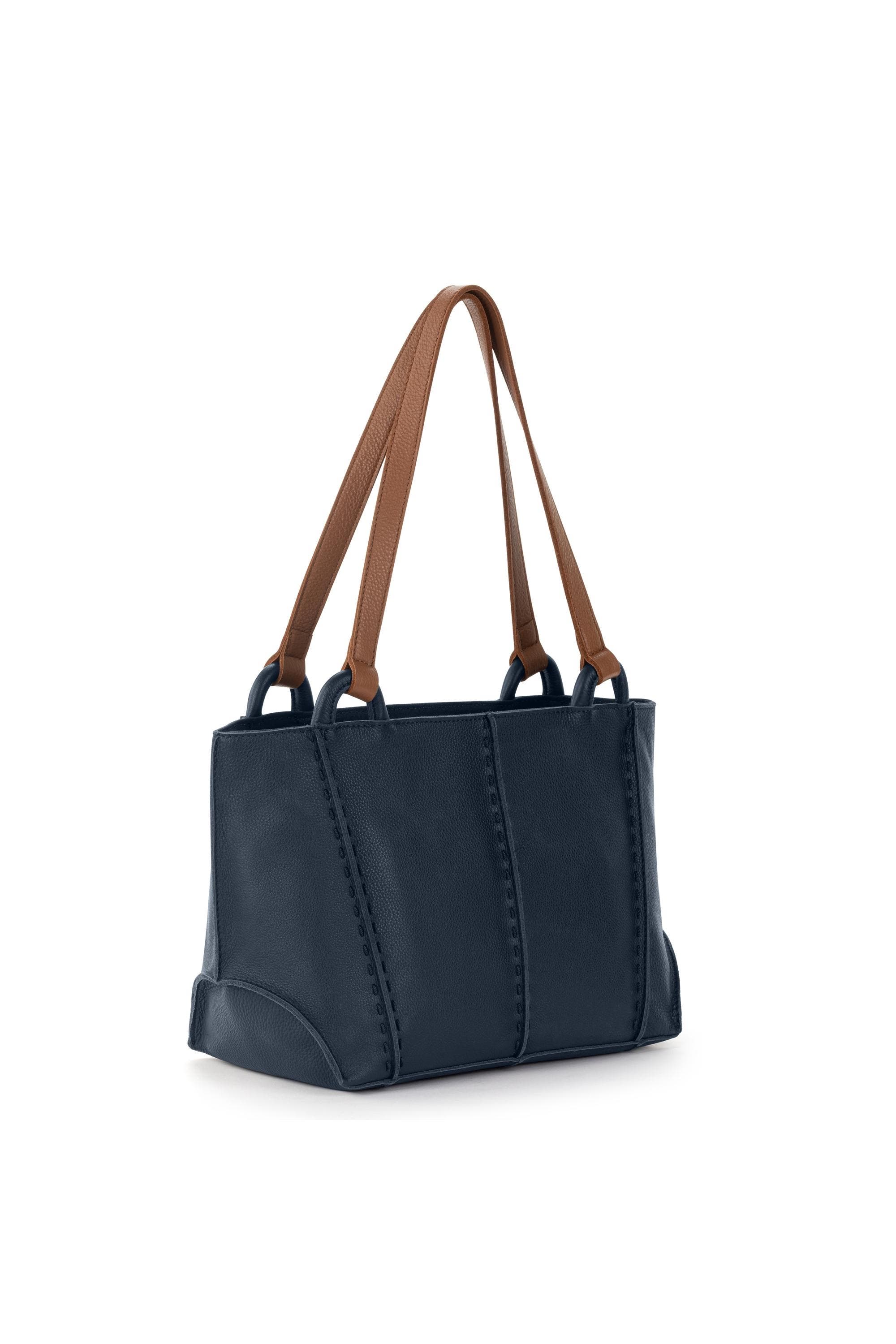 Los Feliz Satchel, Alternate, color, Indigo