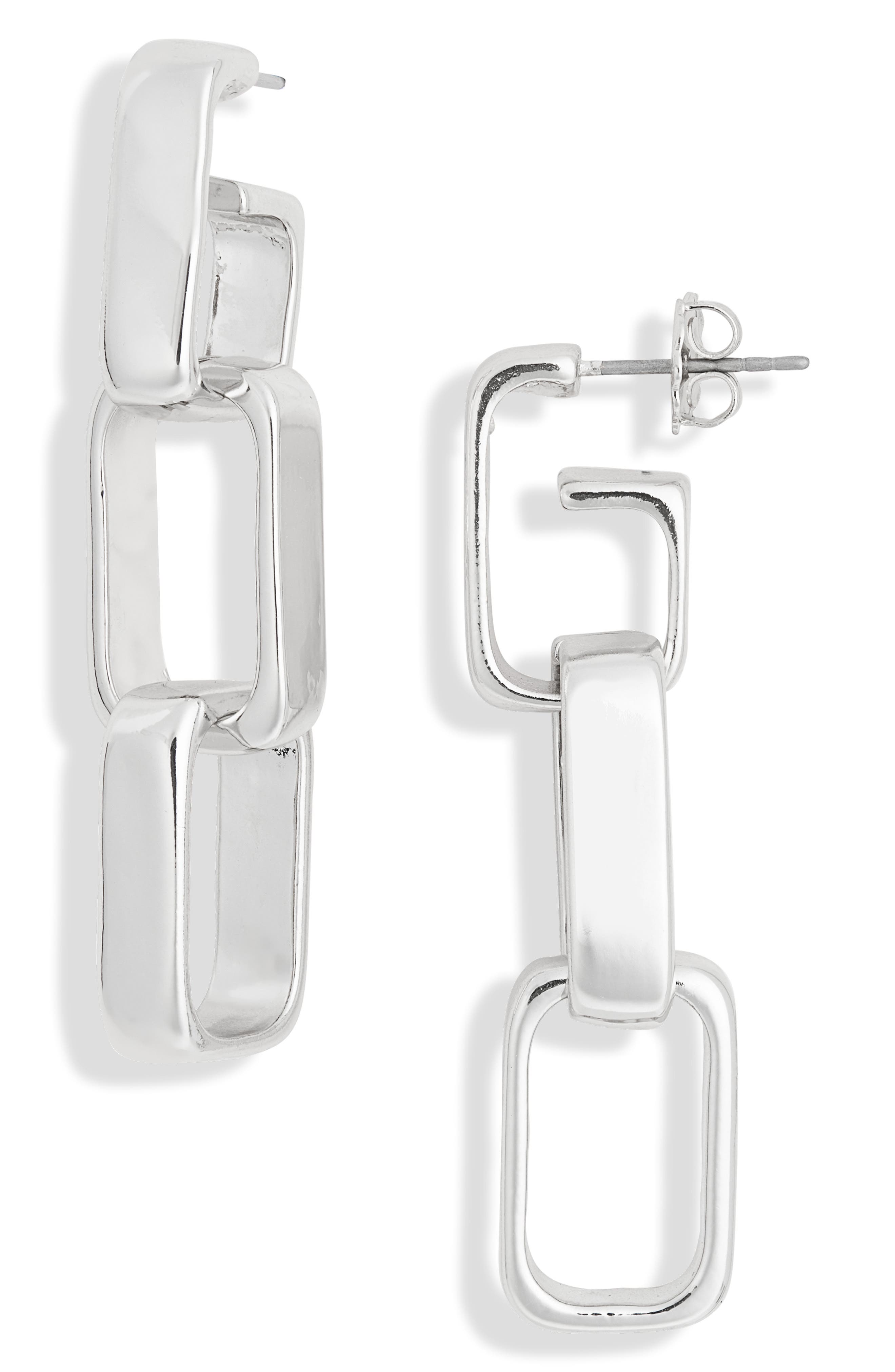 Chain Link Drop Earrings