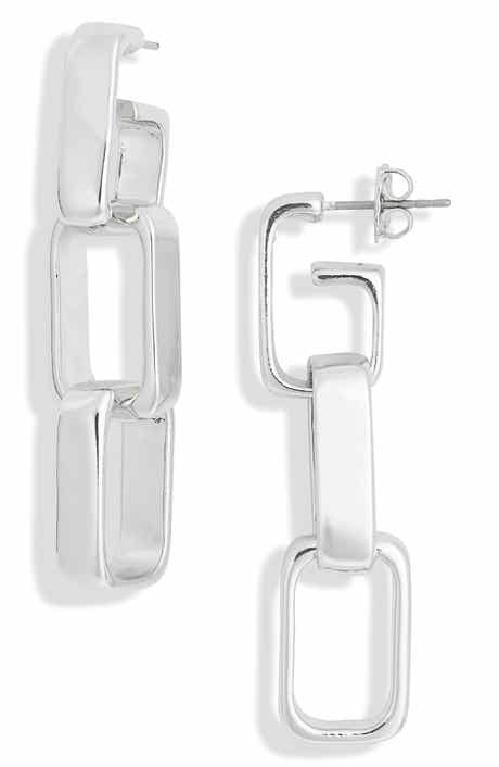 Chain Link Drop Earrings