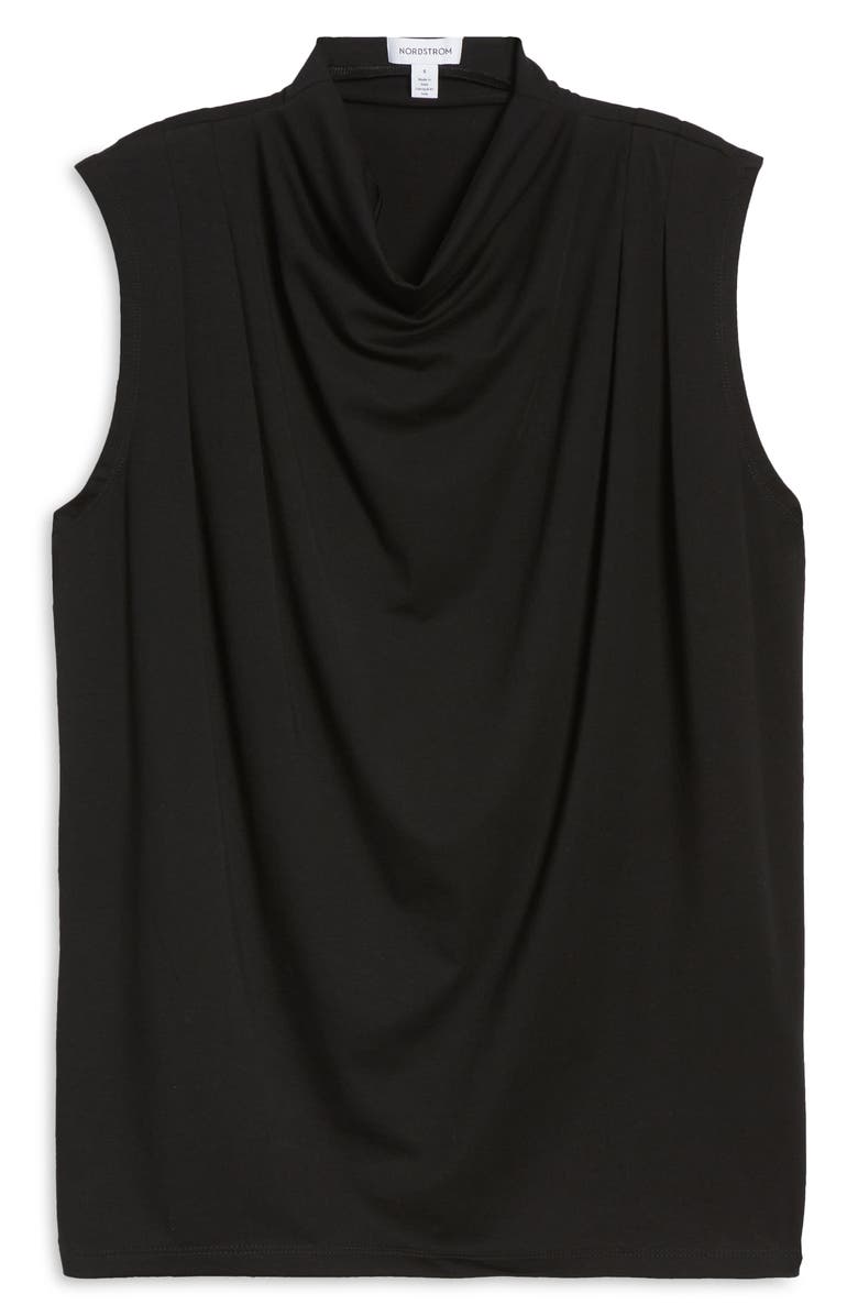 Nordstrom Mock Neck Sleeveless Top, Alternate, color,