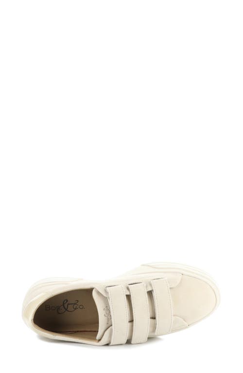 Bos. & Co. Lonnie Platform Sneaker In Eggnog