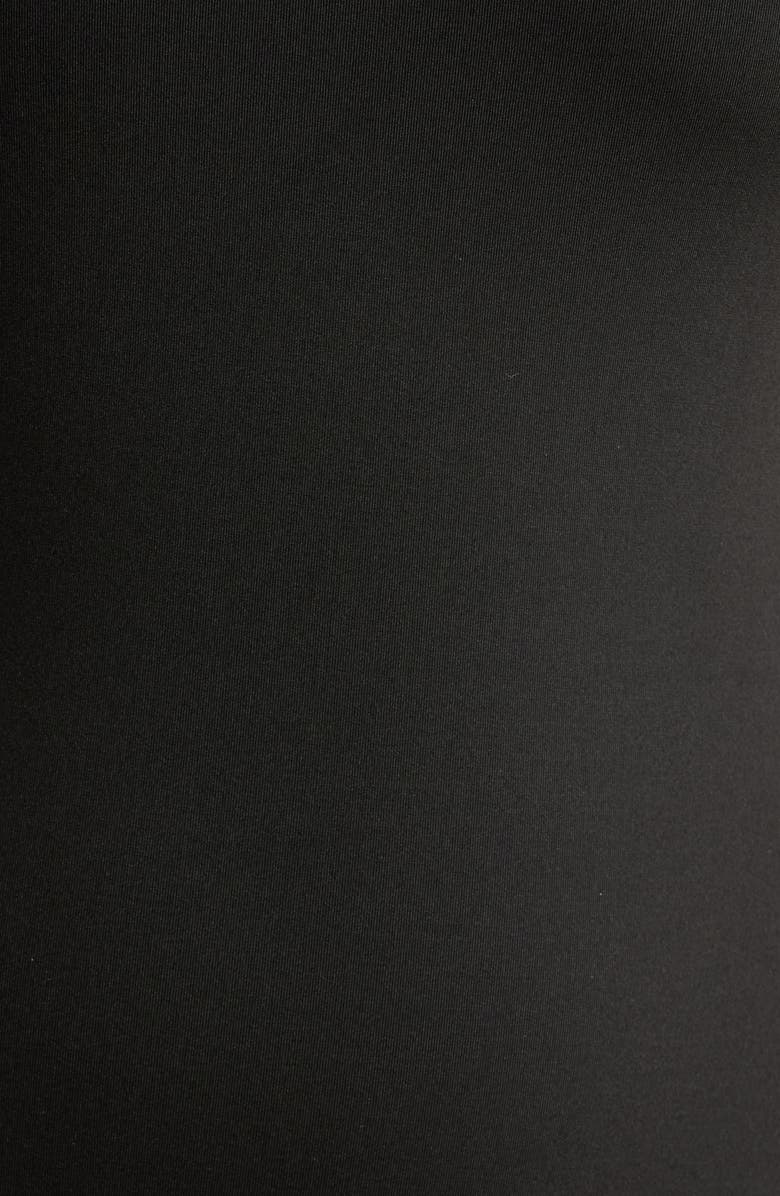 BONDI BORN Candice Open Back One-Piece Swimsuit, Alternate, color, Black