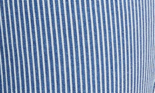 Nydj Billie Stripe High Waist Ankle Mini Bootcut Jeans In Villa Vista Stripe