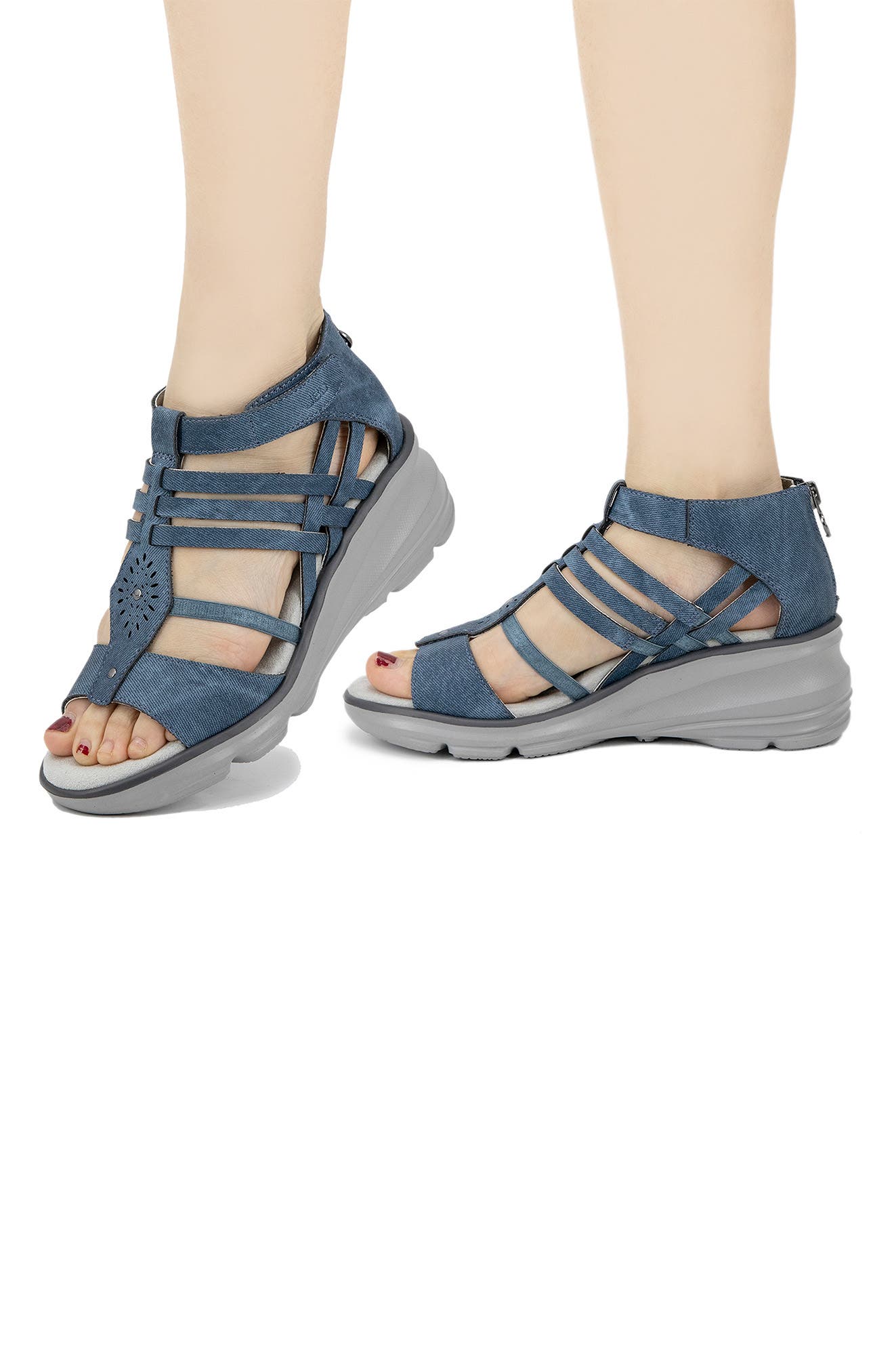 Jambu Orchid Wedge Sandal, Alternate, color, 