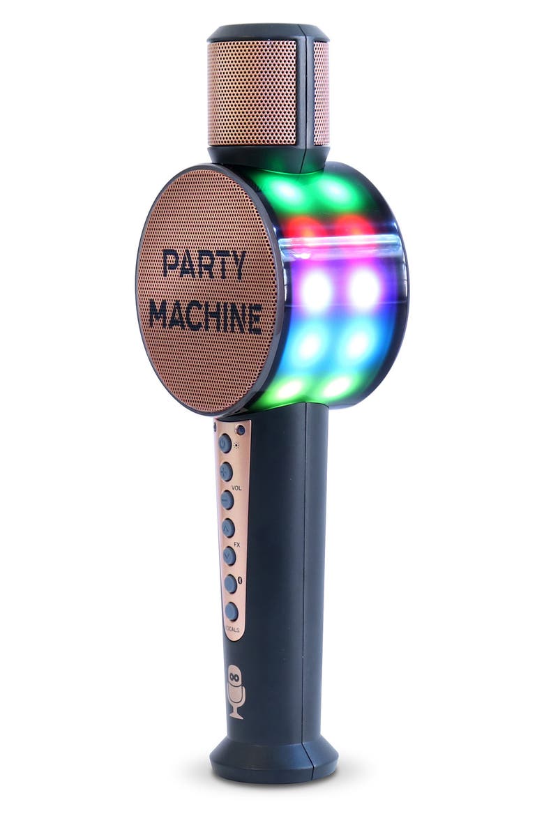 Party Machine Karaoke Microphone, Alternate, color, ROSE GOLD