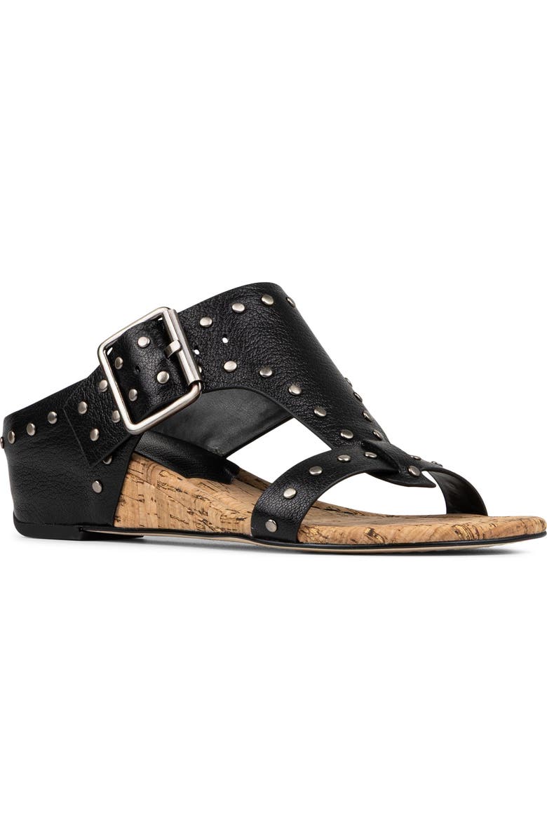 Donald Pliner Buckle Wedge Sandal, Main, color,