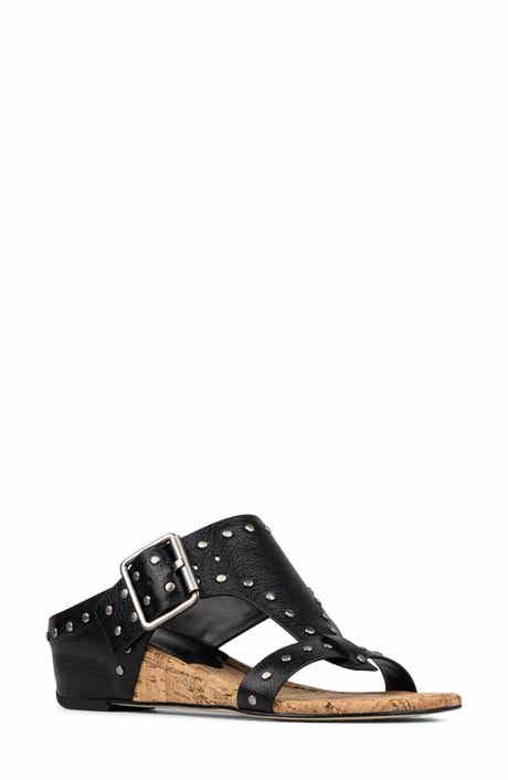 Buckle Wedge Sandal