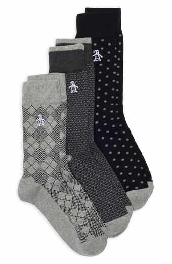 Original Penguin Pico Birdseye Crew Socks - Pack of 3