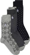 Original Penguin Pico Birdseye Crew Socks - Pack of 3
