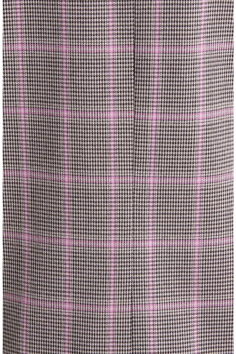 Check Print Oversize Blazer, Alternate, color, BLACK- PURPLE HEAVEN CHECK