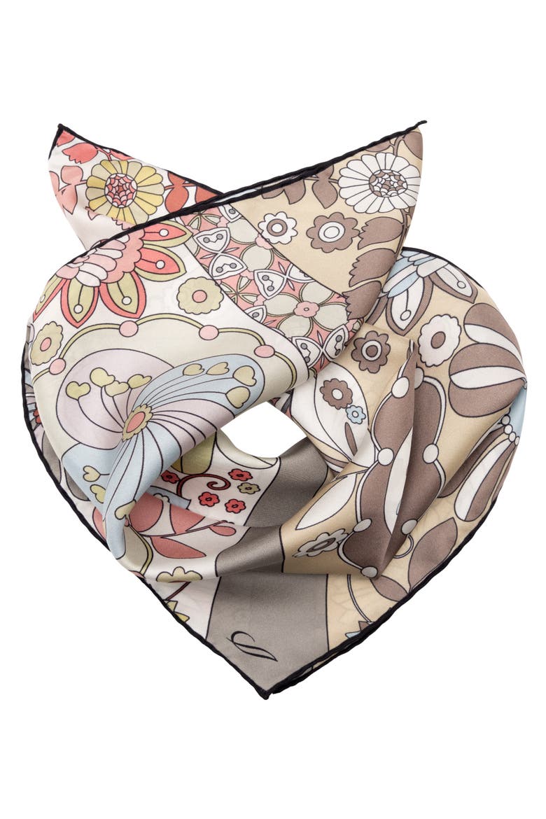 Anita - Silk Bandana, Alternate, color, Tan