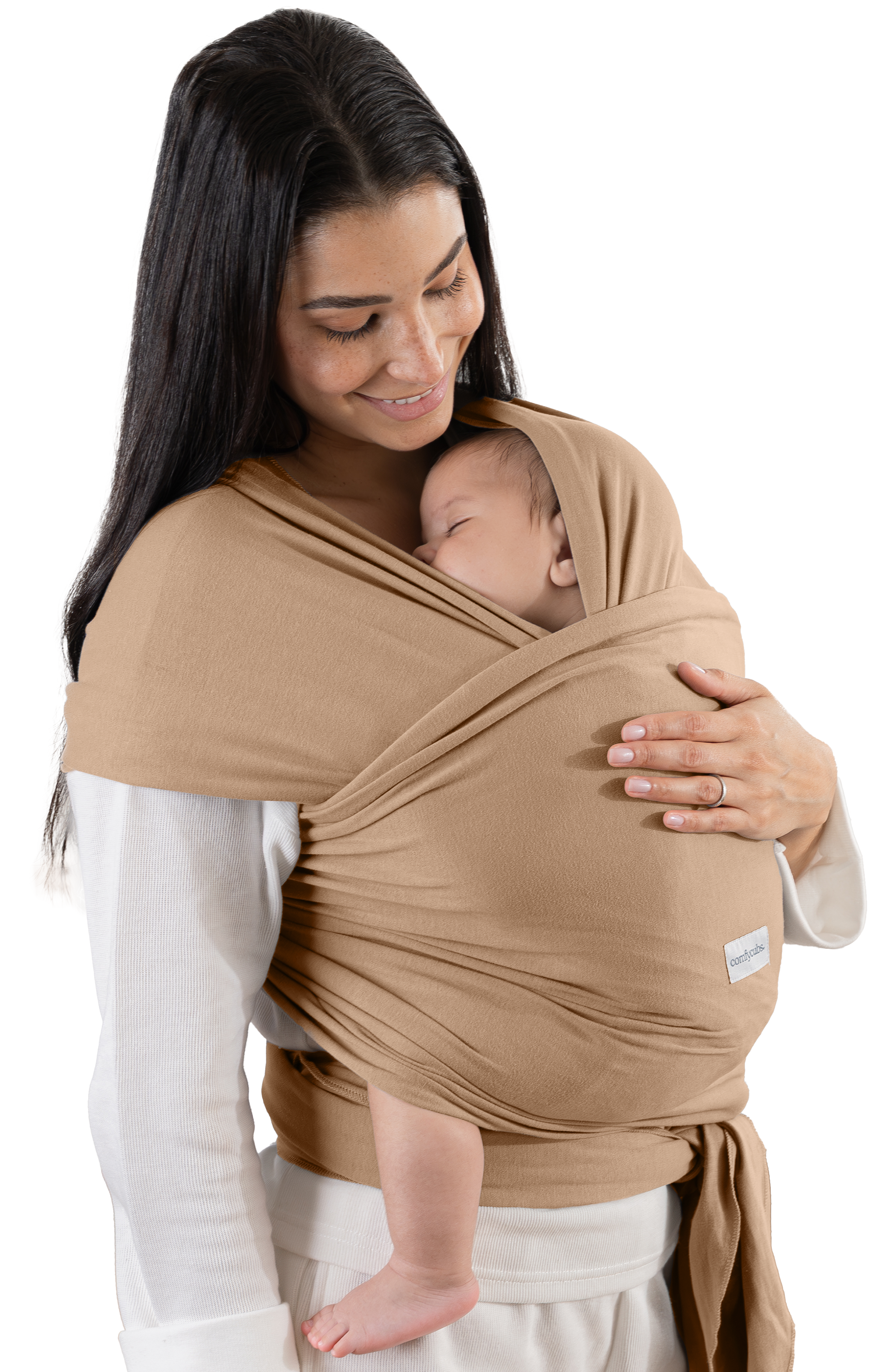 Comfy Cubs Baby Wrap Carrier in Cedar 