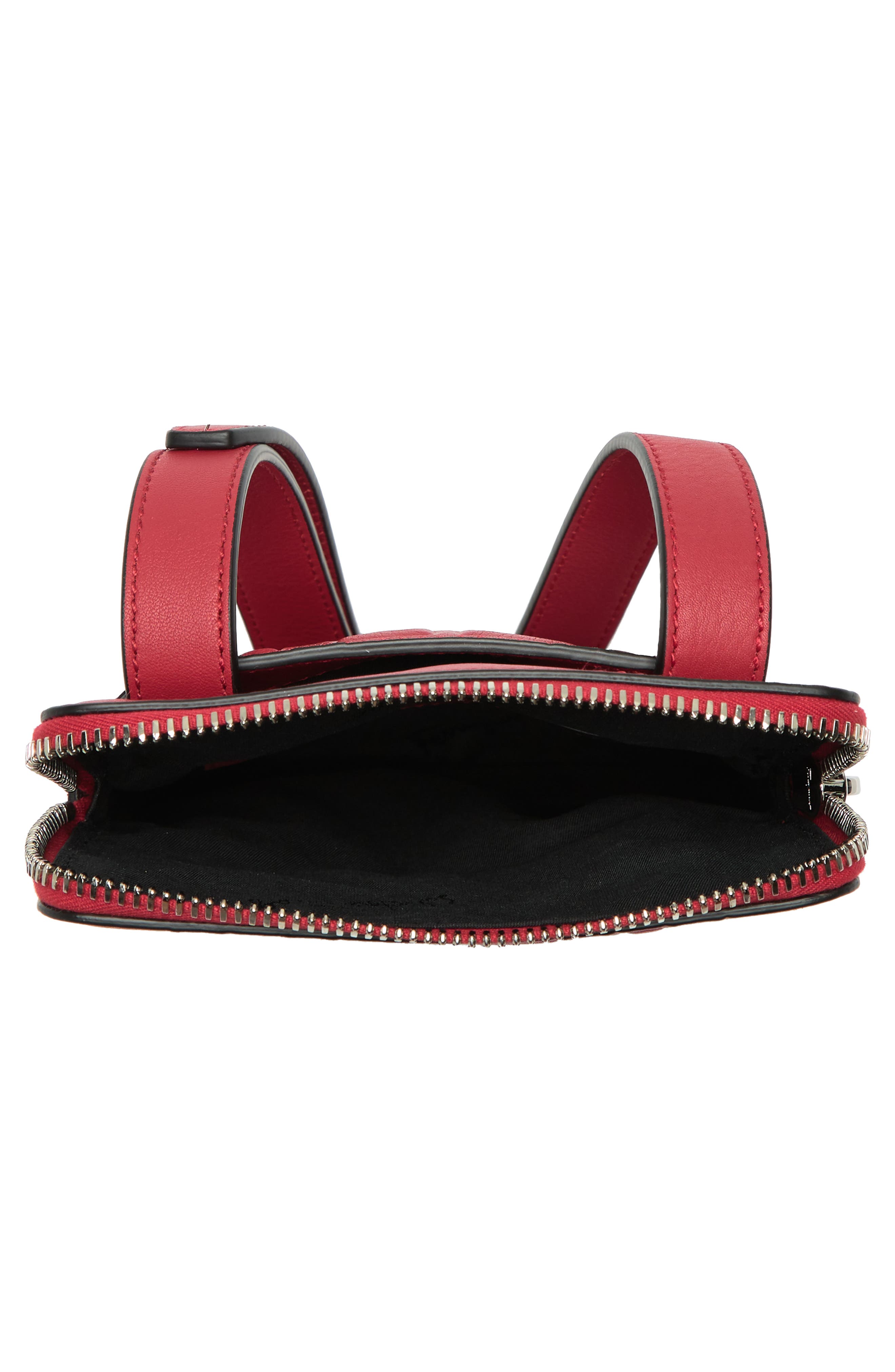 FERRAGAMO Gancini Embossed Leather Travel Crossbody Bag, Alternate, color, 