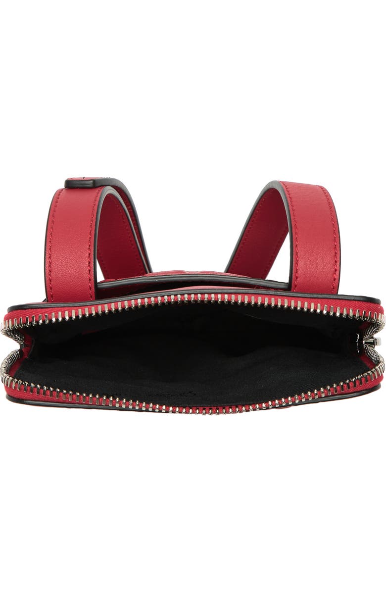 FERRAGAMO Gancini Embossed Leather Travel Crossbody Bag, Alternate, color,