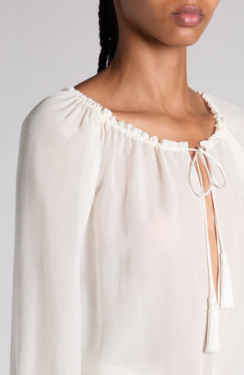 TOM FORD TOM FORD SILK GEORGETTE TOP 
