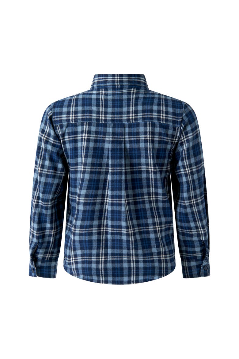 Check Flannel Shirt, Alternate, color, Blue
