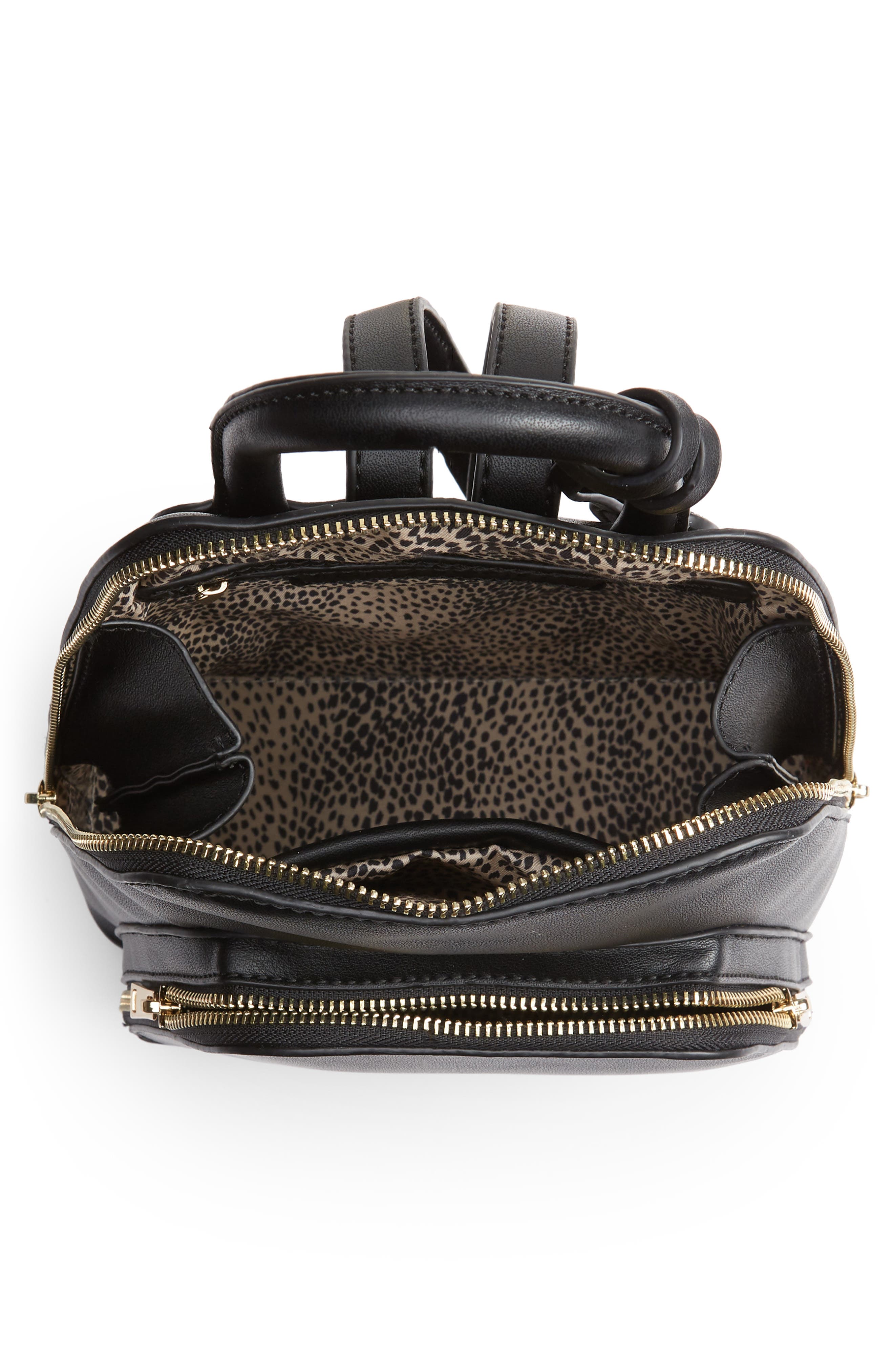 Sole Society Aushan Faux Leather Backpack, Alternate, color, 